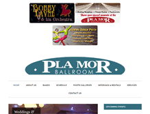 Tablet Screenshot of plamorballroom.com
